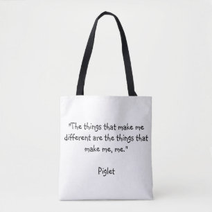 The things that make me, me! tote bag