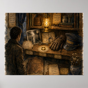The Things That Stay Behind: Plate RH-WC-B2-021 Poster
