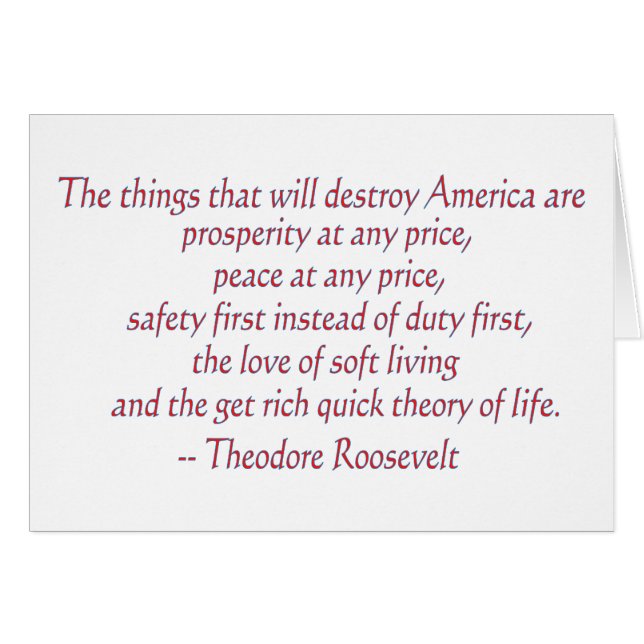 The things that will destroy America..... (Front Horizontal)