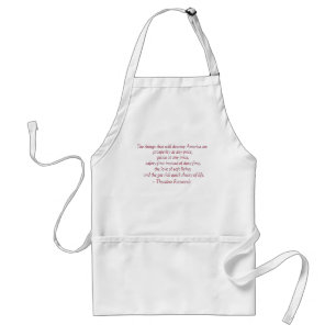 The things that will destroy America..... Standard Apron