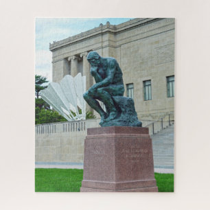 The Thinker and the Shuttlecock, Kansas City, MO Jigsaw Puzzle