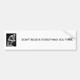 The Thinker by Rodin Bumper Sticker