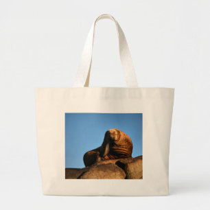 The Thinker Large Tote Bag