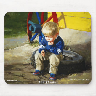 The Thinker Mouse Pad