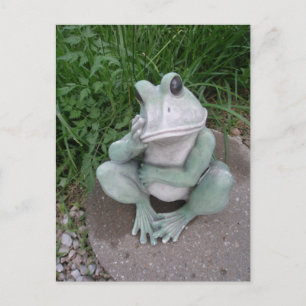 The Thinker postcard