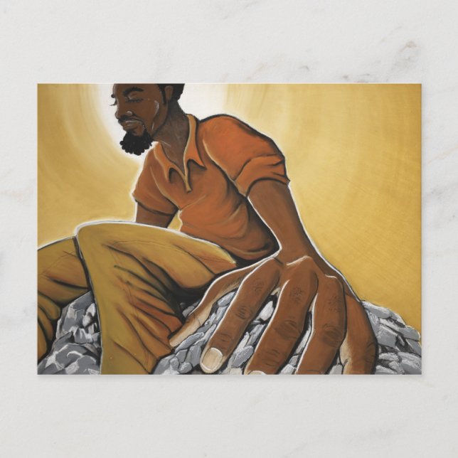 The Thinker Postcard (Front)