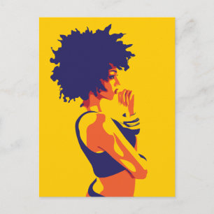 The Thinker Postcard