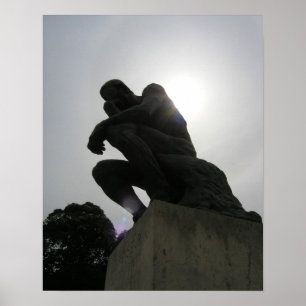 The Thinker Poster