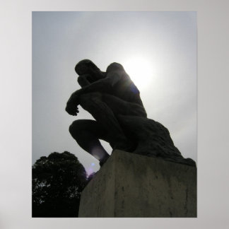 The Thinker Poster