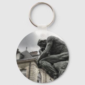 The Thinker Rodin Paris Sculpture Key Ring