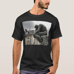 The Thinker Rodin Paris Sculpture T-Shirt