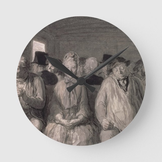 The third class carriage (w/c) round clock (Front)
