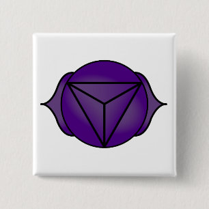 The Third Eye Chakra 15 Cm Square Badge