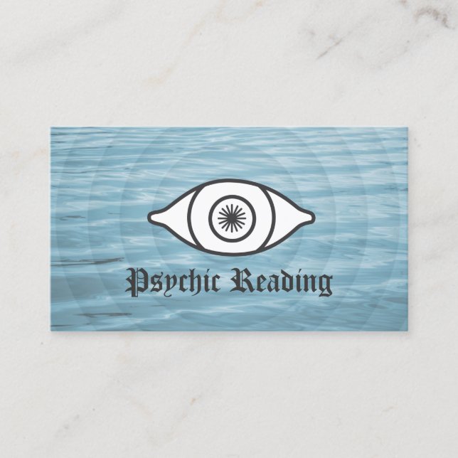 The Third Eye Psychic Reading Business Card (Front)