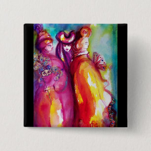 THE THIRD MASK 15 CM SQUARE BADGE