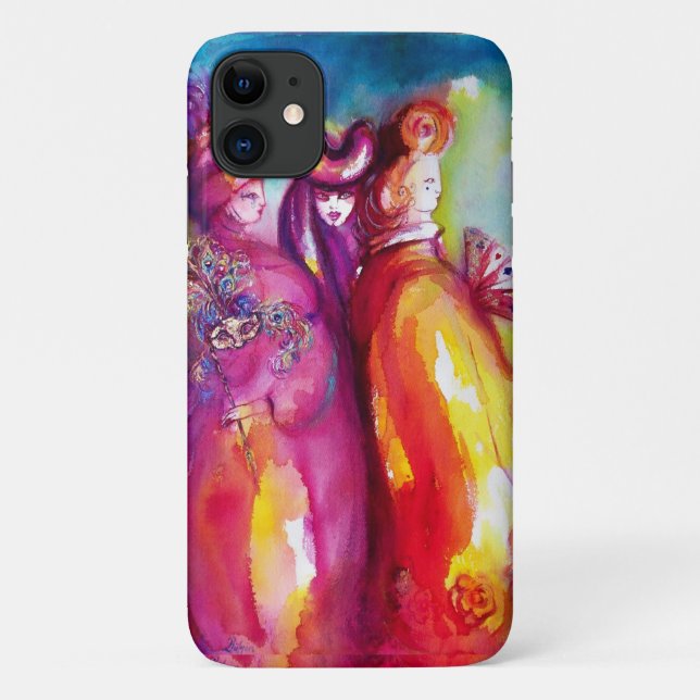 THE THIRD MASK / Venetian Carnival Masquerade Ball Case-Mate iPhone Case (Back)