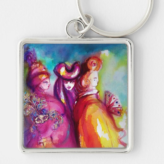 THE THIRD MASK / Venetian Masquerade Key Ring (Front)