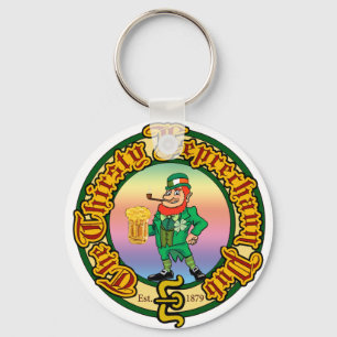 The Thirsty Leprechaun Pub Key Ring