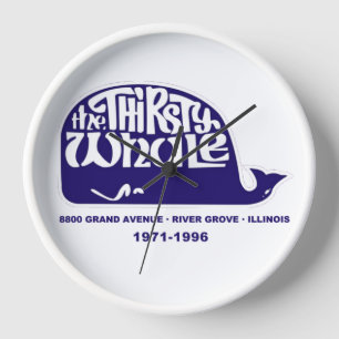 The Thirsty Whale, River Grove, Illinois Clock