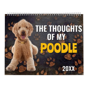 The Thoughts of My Poodle Calendar