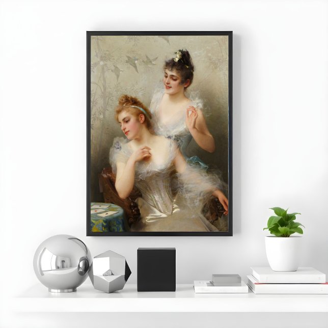 The Three Aces by Vittorio Matteo Corcos Poster (Creator Uploaded)
