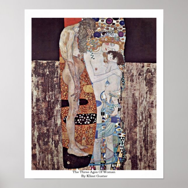 The Three Ages Of Woman By Klimt Gustav Poster (Front)