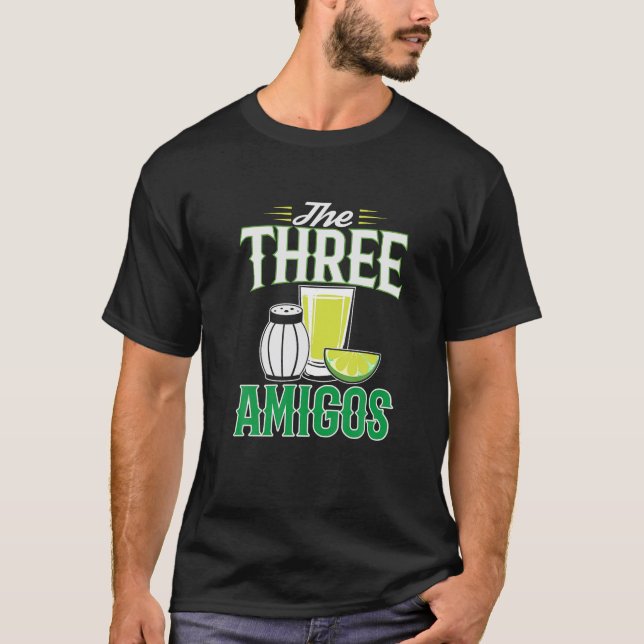 The Three Amigos Cinco De Mayo T Shirt Gift T Shir (Front)