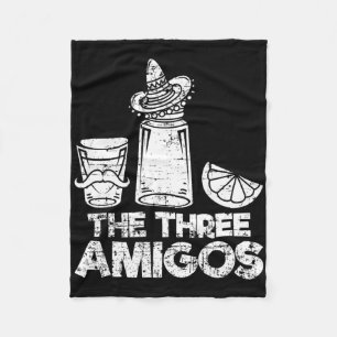 The Three Amigos Shirt Tequila Lime Salt Men Women Fleece Blanket