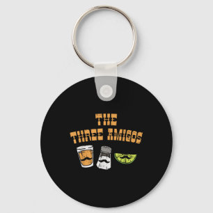 The Three Amigos Tequila Salt Lime Cinco De Mayo D Key Ring