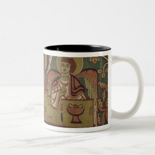 The Three Angels, from the Story of Abraham Two-Tone Coffee Mug