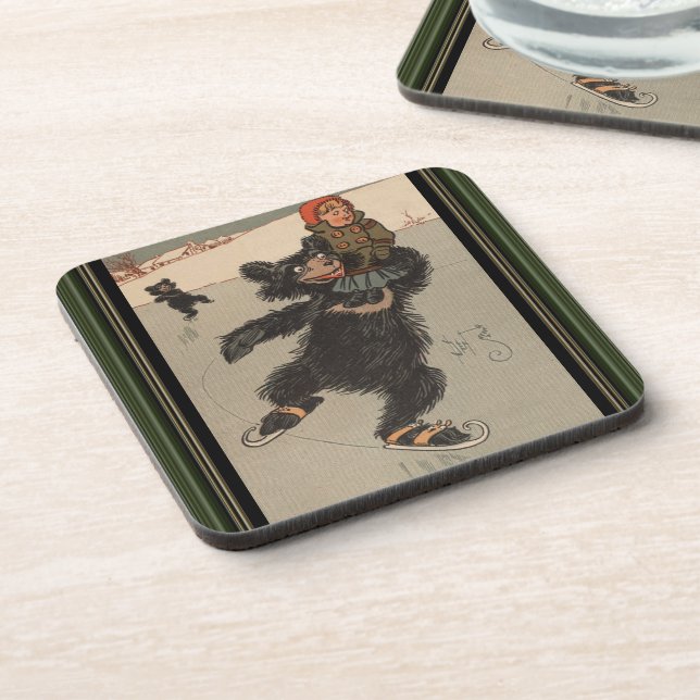 The Three Bears Beverage Coaster (Left Side)
