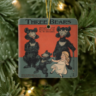 The Three Bears Ceramic Ornament