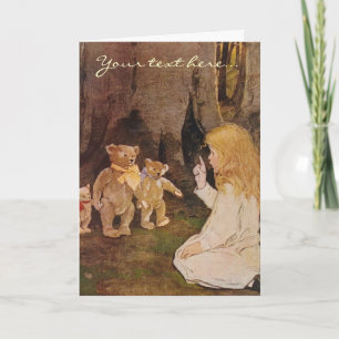 The Three Bears illustration Card