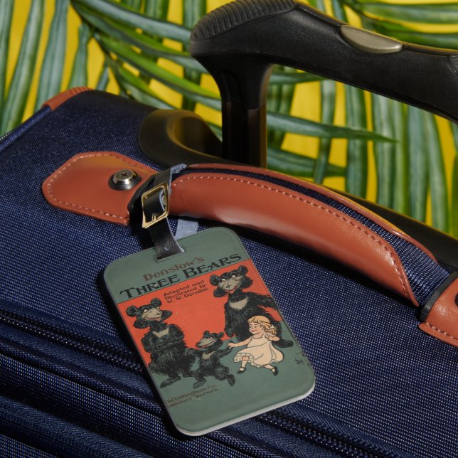 The Three Bears Luggage Tag (Front Insitu 1)