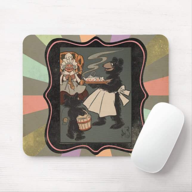 The Three Bears Mouse Pad (With Mouse)