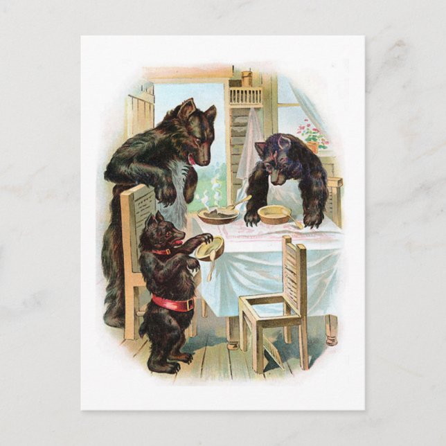 The Three Bears Postcard (Front)