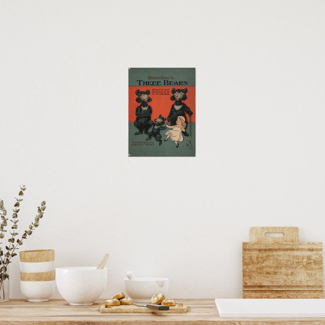 The Three Bears Poster (Kitchen)