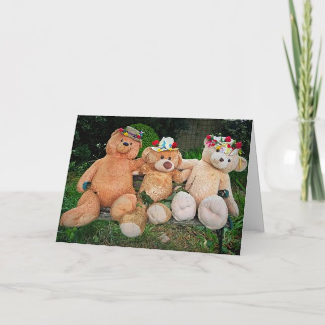 The Three Bears Thank You Card (Front)
