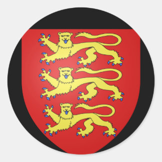 The three cats classic round sticker