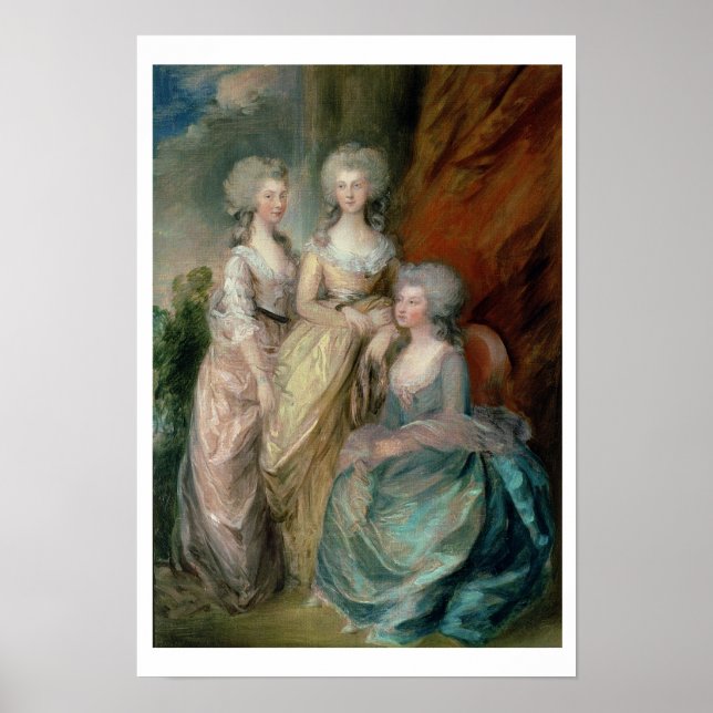 The three eldest daughters of George III: Princess Poster (Front)