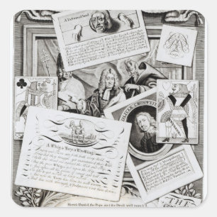 The Three False Brethren Square Sticker