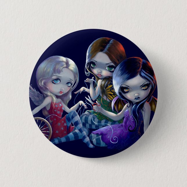 "The Three Fates" Button (Front)