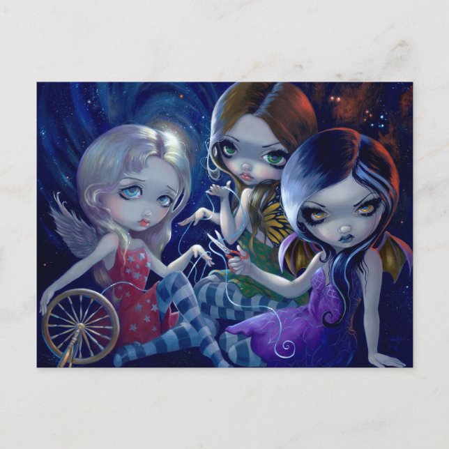 "The Three Fates" Postcard (Front)