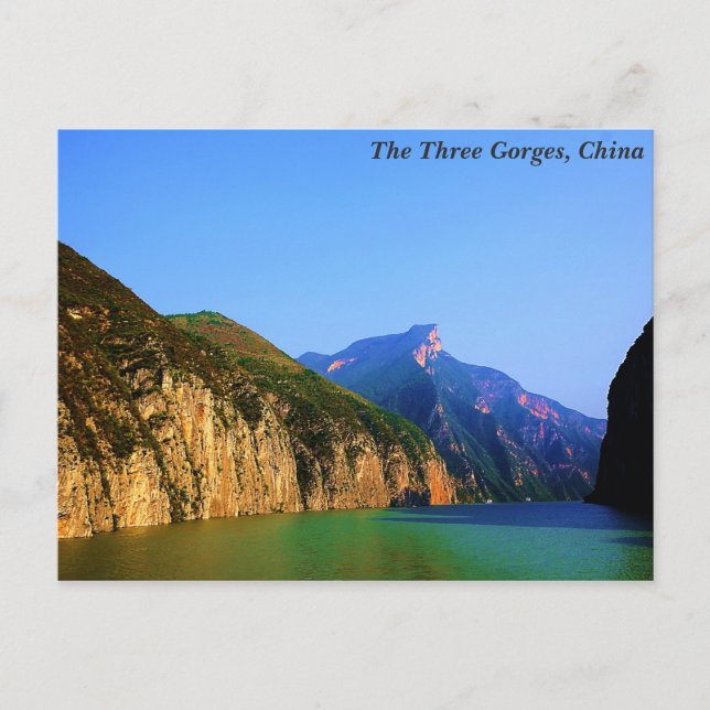 The Three Gorges, China Postcard (Front)