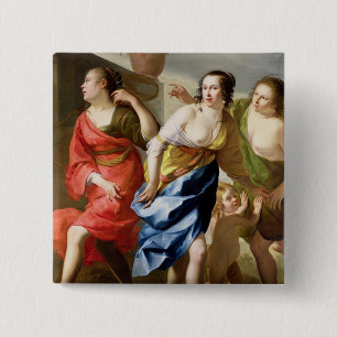 The Three Graces 15 Cm Square Badge