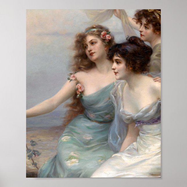 The Three Graces By Edouard Bisson Poster (Front)
