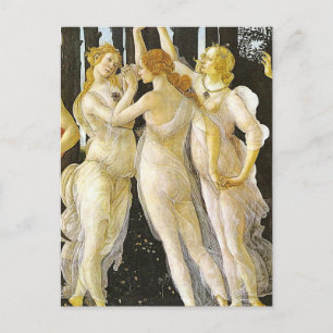 The Three Graces by Sandro Botticelli Postcard