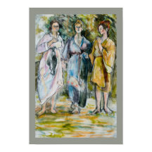 The Three Graces Fine Art Poster