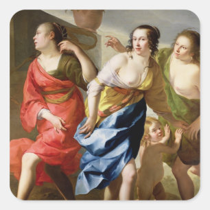 The Three Graces Square Sticker
