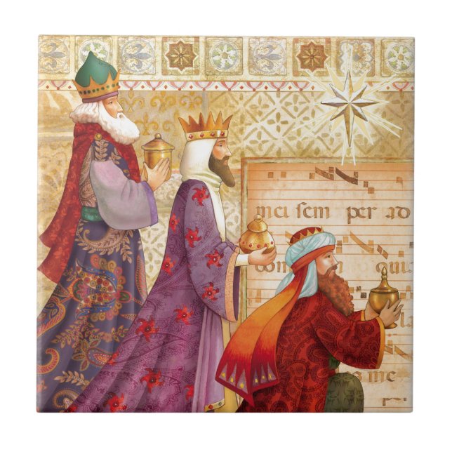 The Three kings Ceramic Tile (Front)